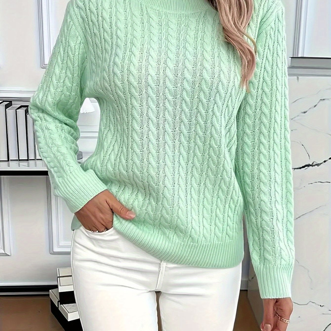Carmen | Jersey de punto trenzado