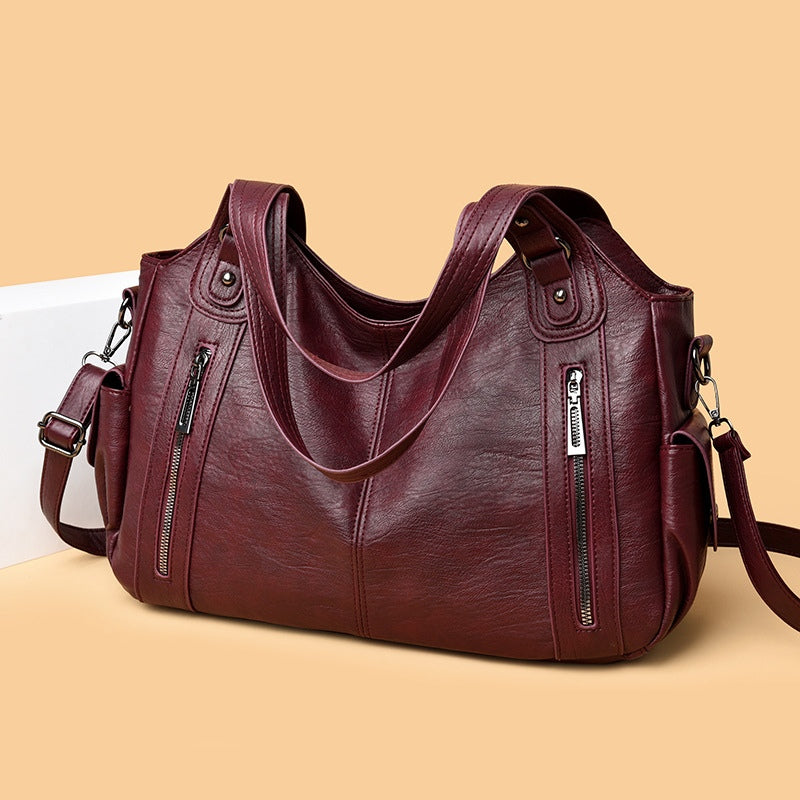 BOLSO TOTE GRANDE CON CREMALLERA