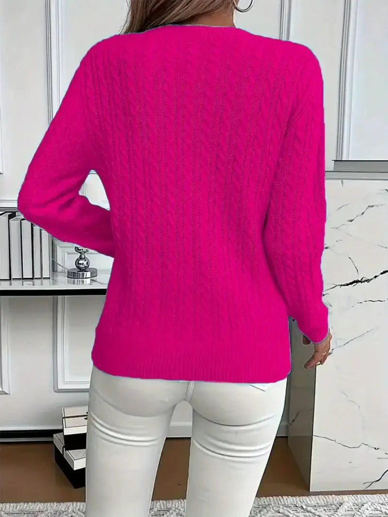 Carmen | Jersey de punto trenzado