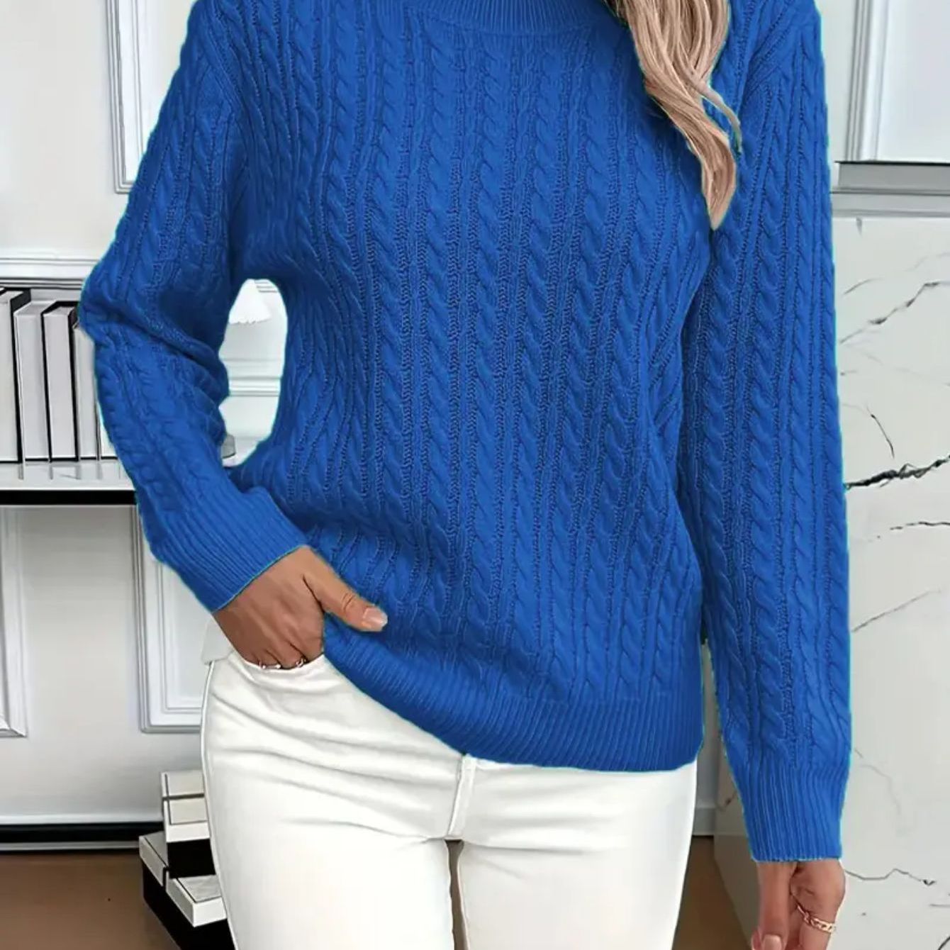 Carmen | Jersey de punto trenzado
