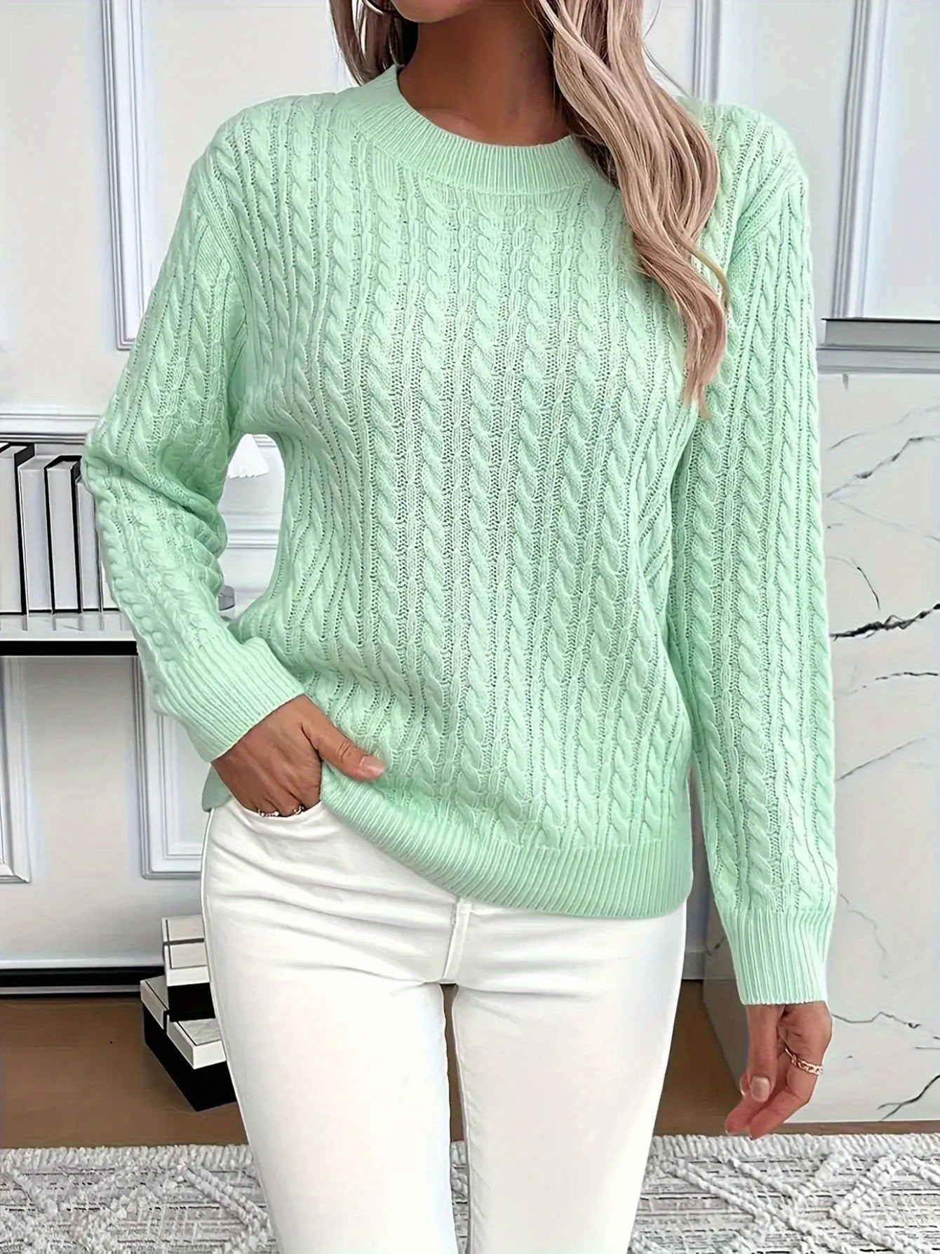 Carmen | Jersey de punto trenzado