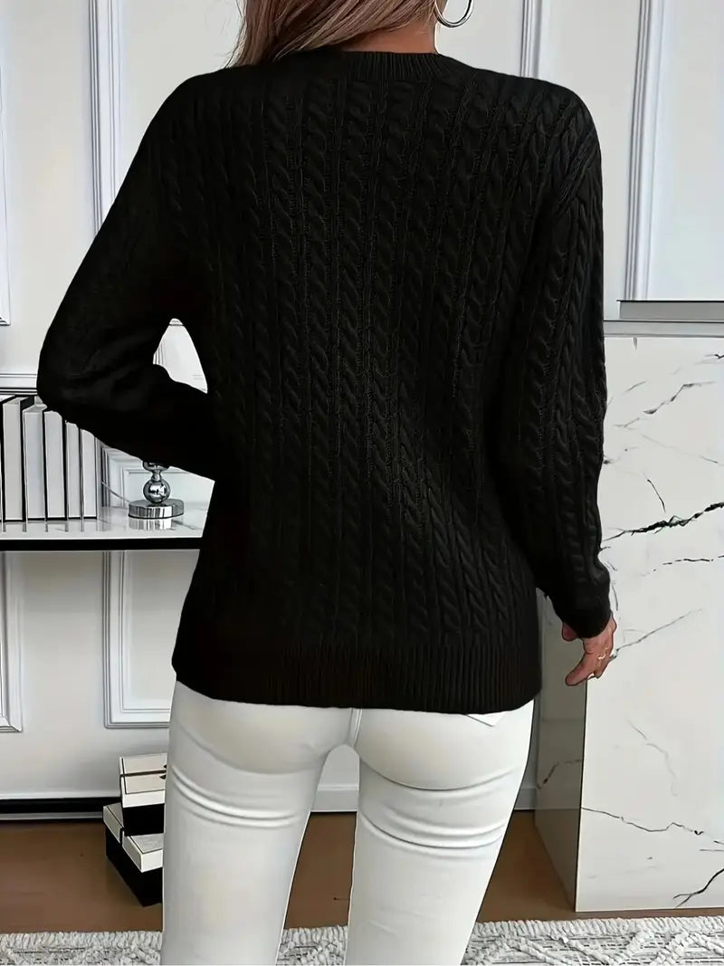 Carmen | Jersey de punto trenzado