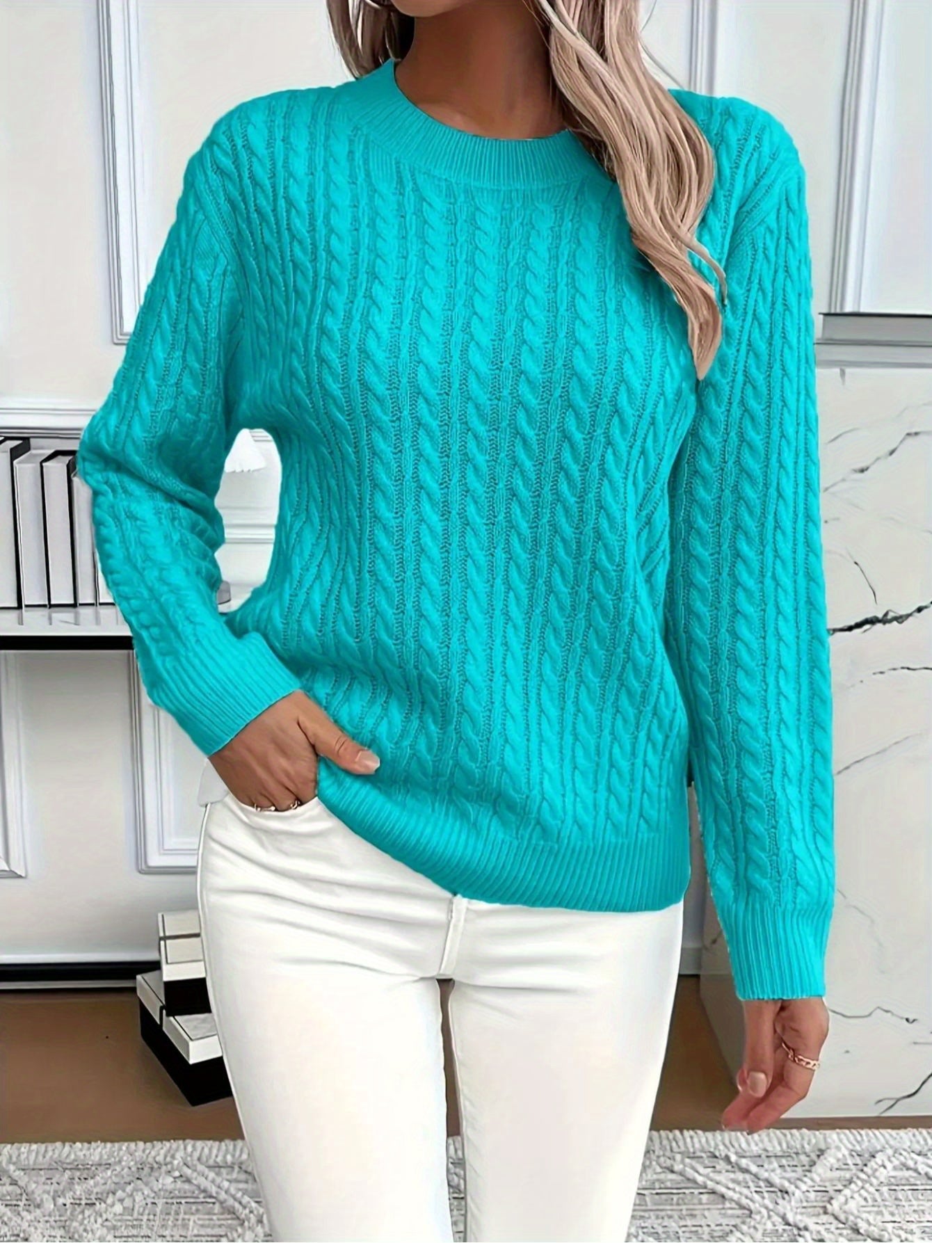 Carmen | Jersey de punto trenzado