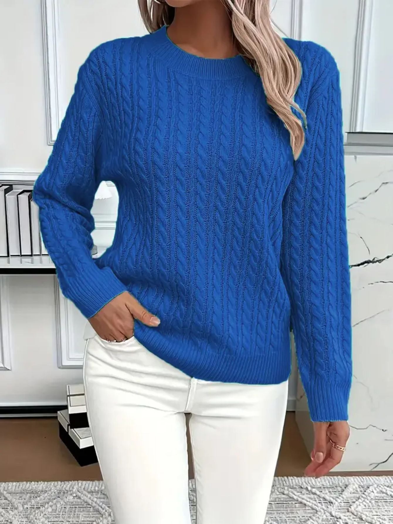 Carmen | Jersey de punto trenzado
