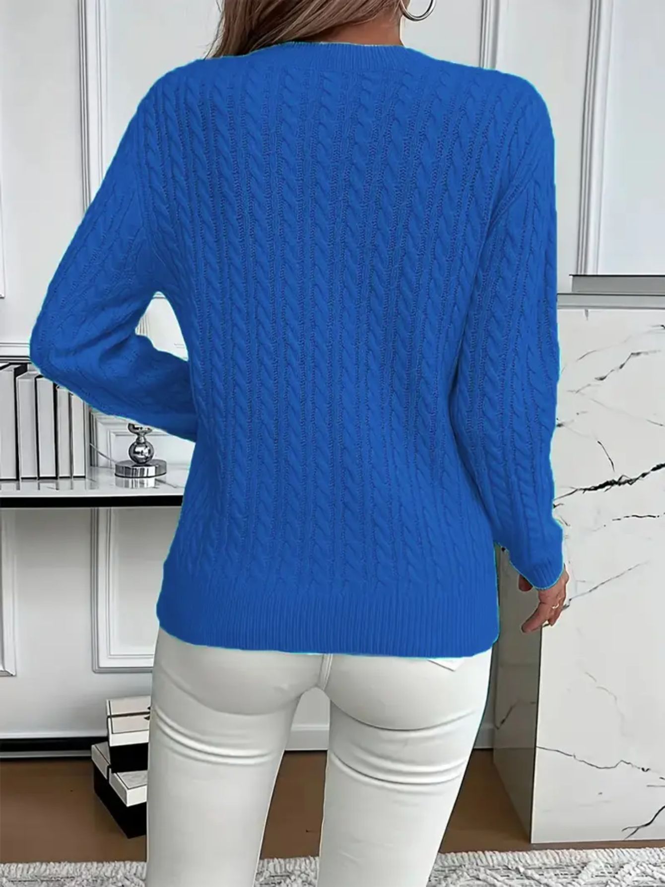 Carmen | Jersey de punto trenzado