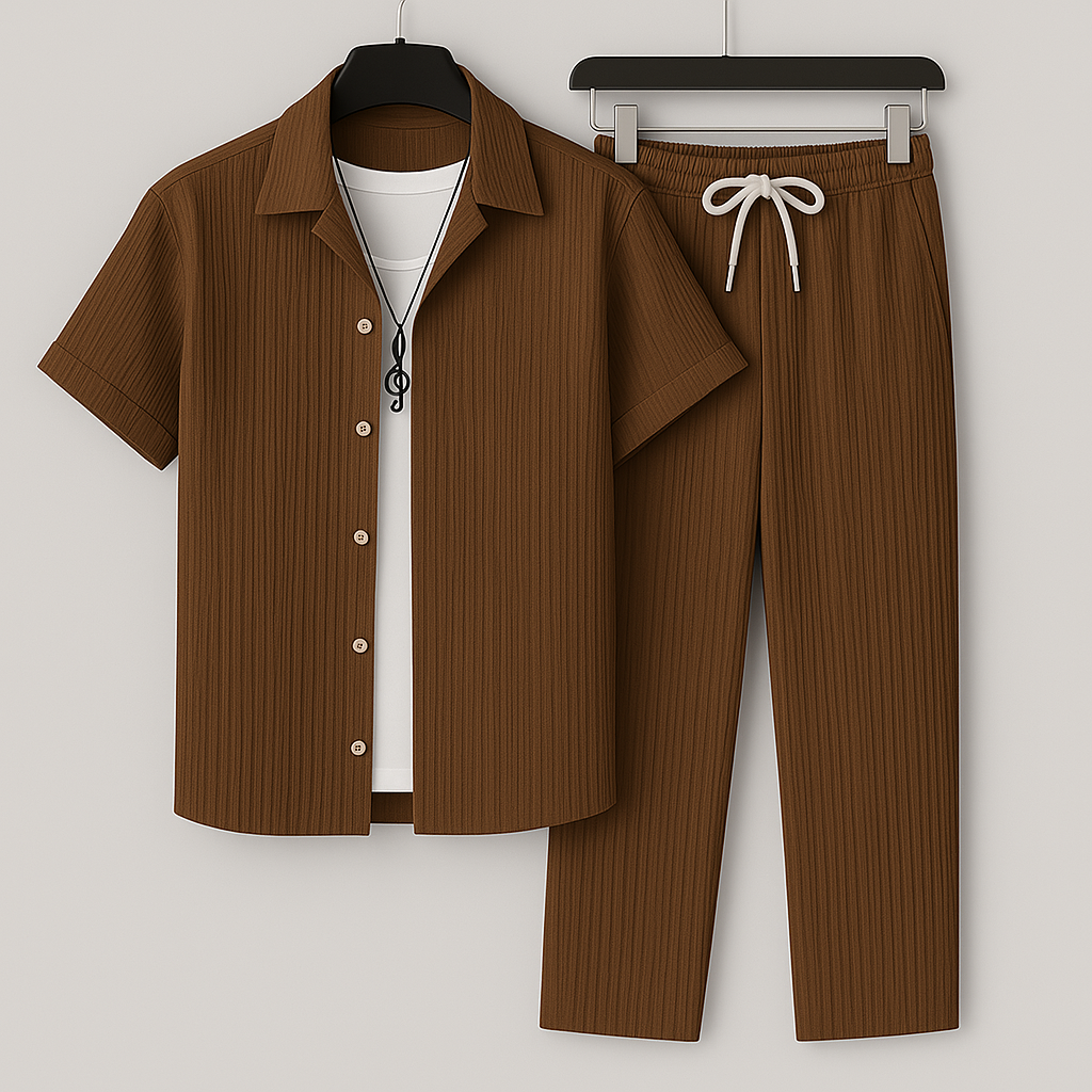 Rafael | Conjunto de lino de estilo desenfadado