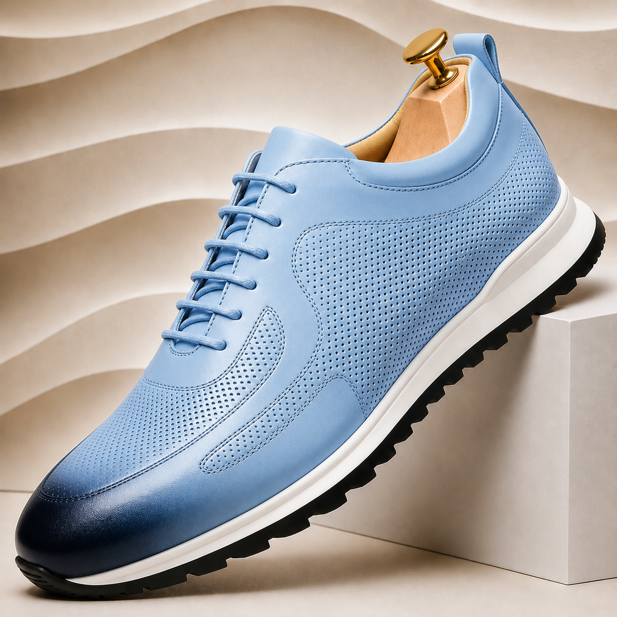Zapatillas de piel de vaca Lussu