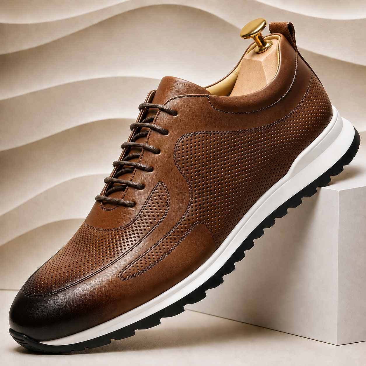 Zapatillas de piel de vaca Lussu
