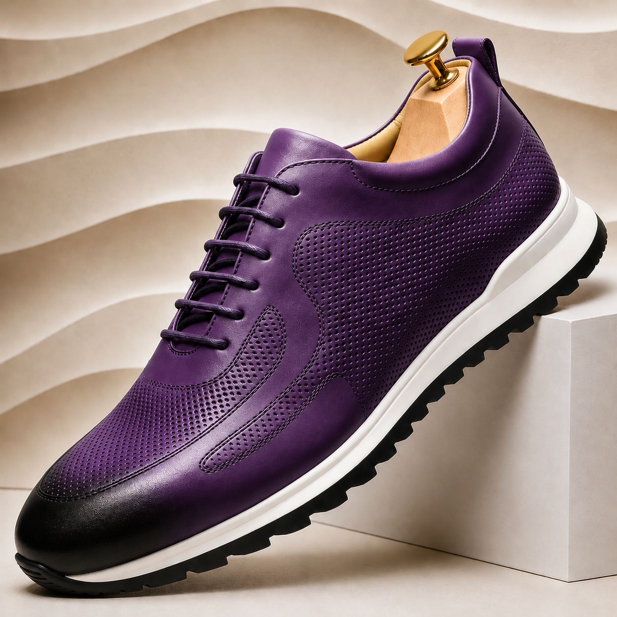 Zapatillas de piel de vaca Lussu