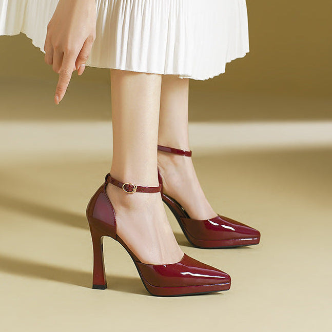 Tacones Evette de Piel