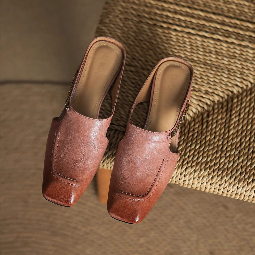 Mules Avella de Piel