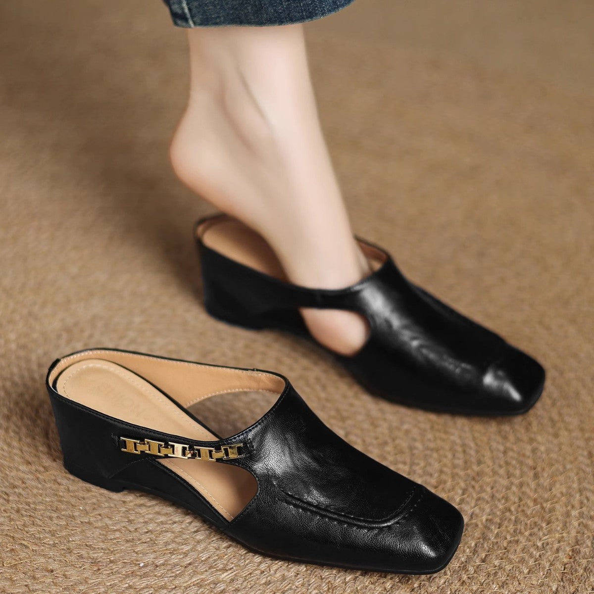 Mules Avella de Piel