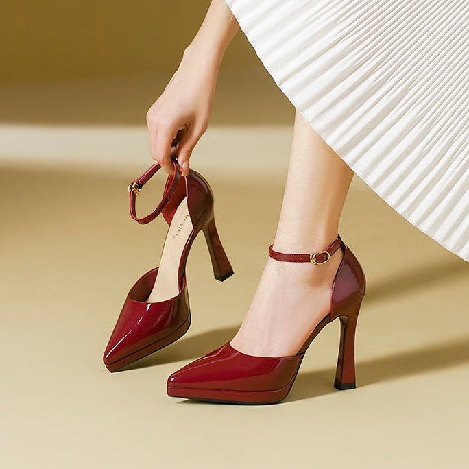 Tacones Evette de Piel