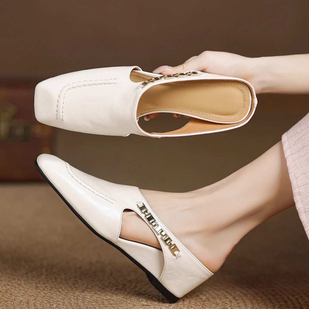Mules Avella de Piel