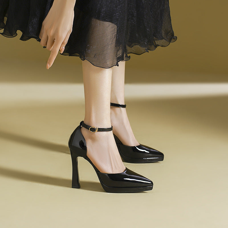 Tacones Evette de Piel