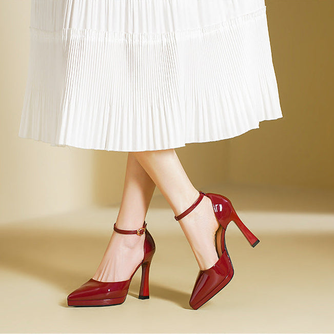 Tacones Evette de Piel