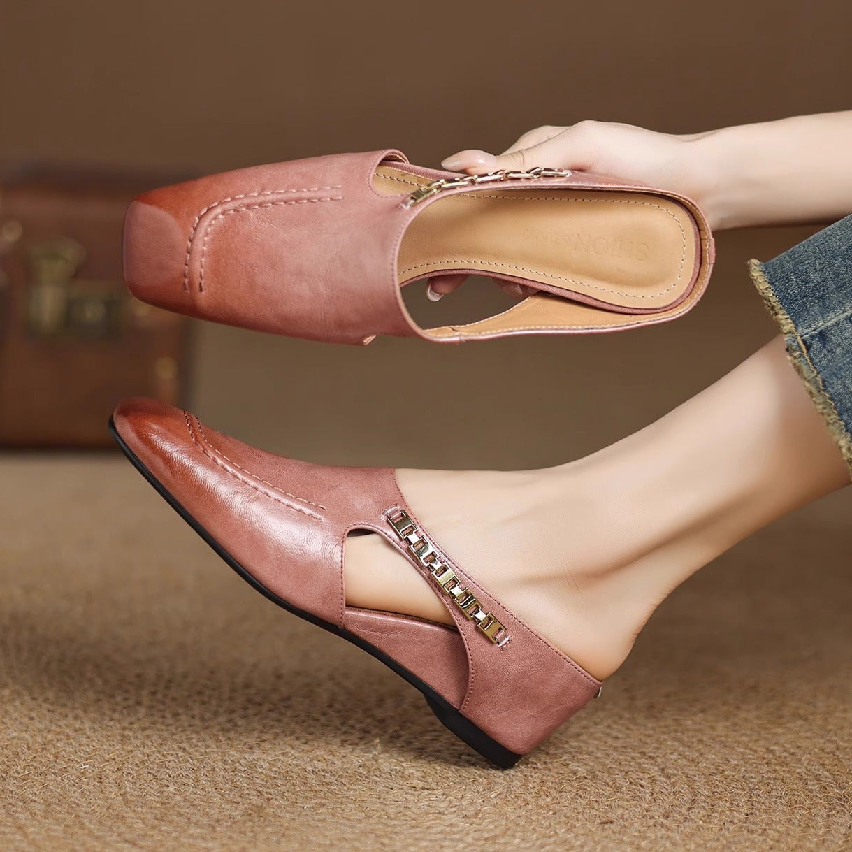Mules Avella de Piel