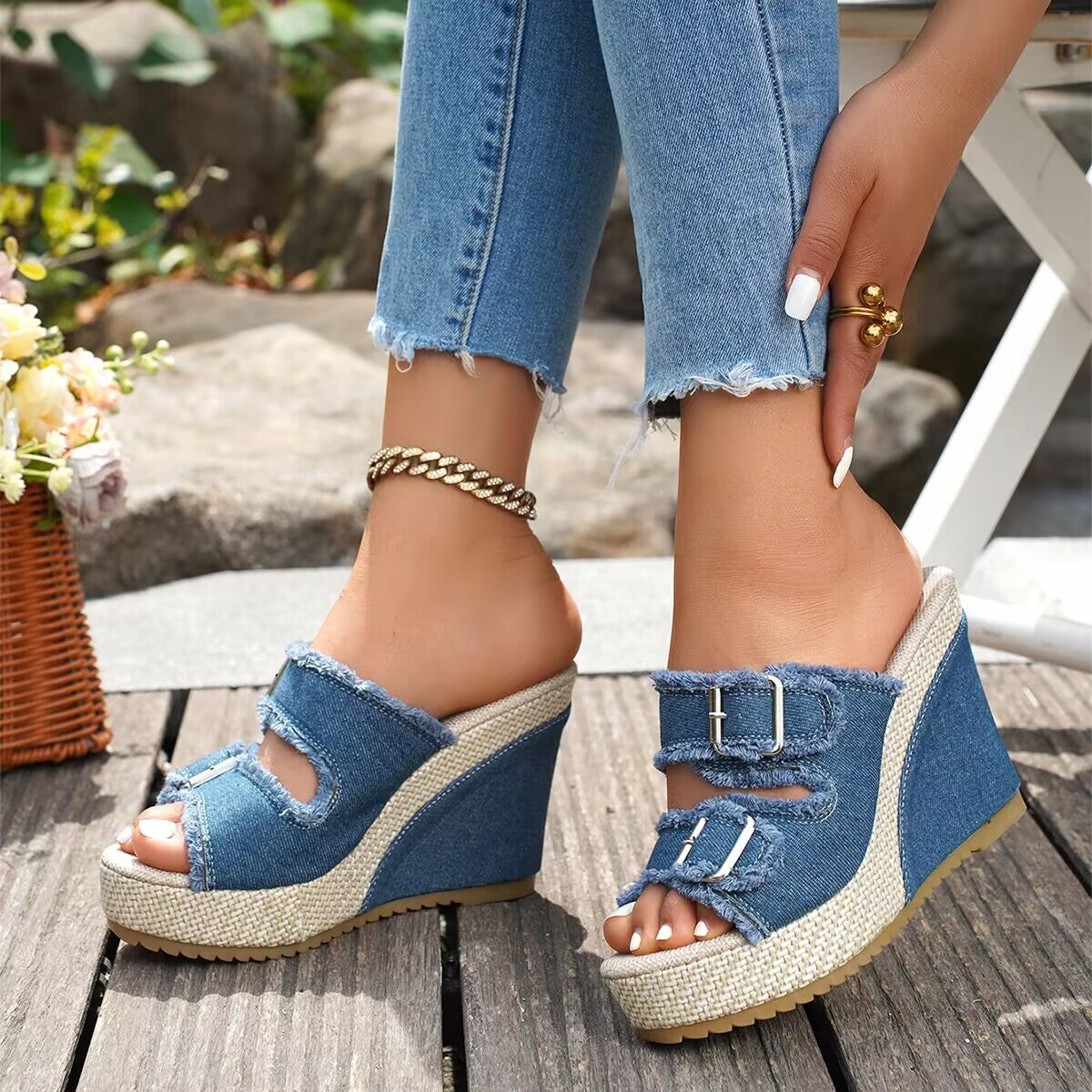 Maria | Sandalias de cuña
