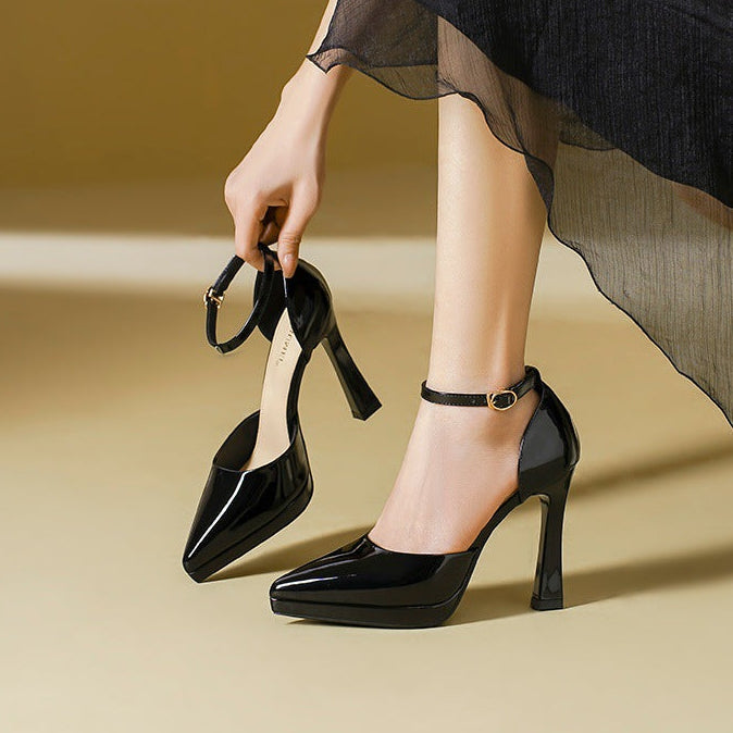 Tacones Evette de Piel