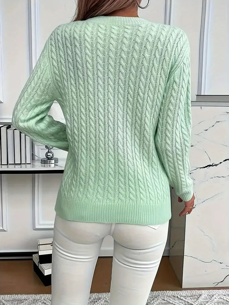 Carmen | Jersey de punto trenzado