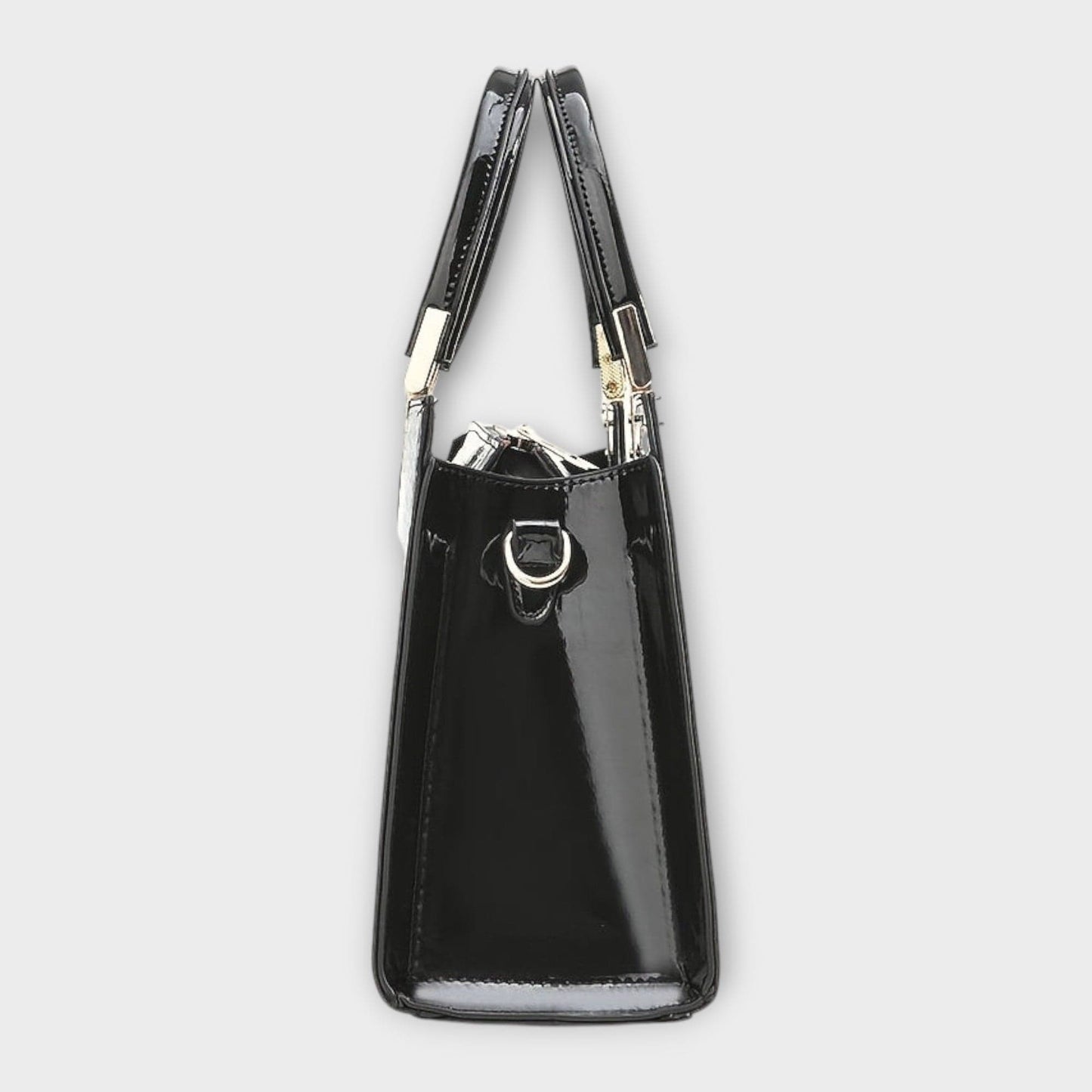 JASMIN | Bolso de mano cocodrilo brillante