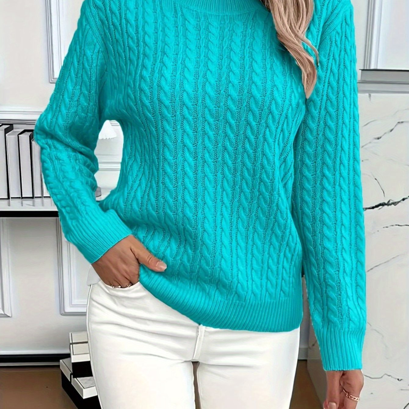 Carmen | Jersey de punto trenzado