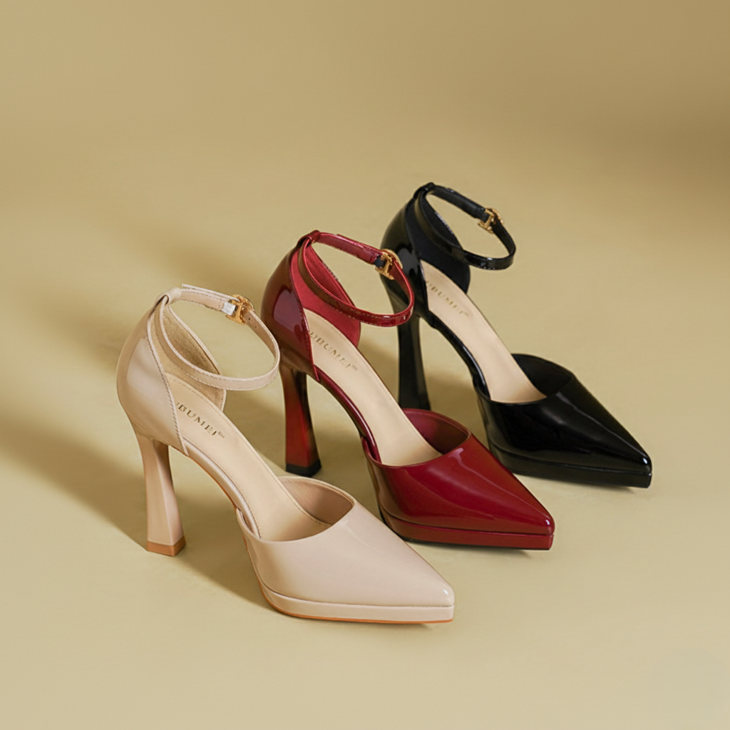 Tacones Evette de Piel