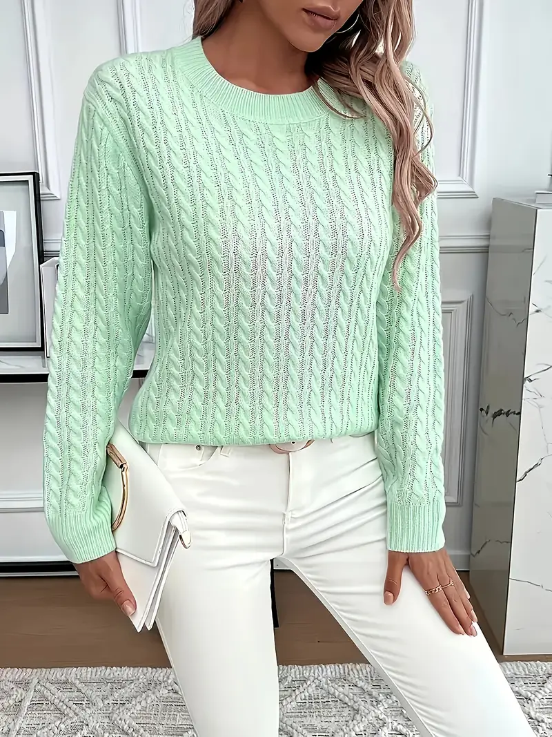 Carmen | Jersey de punto trenzado