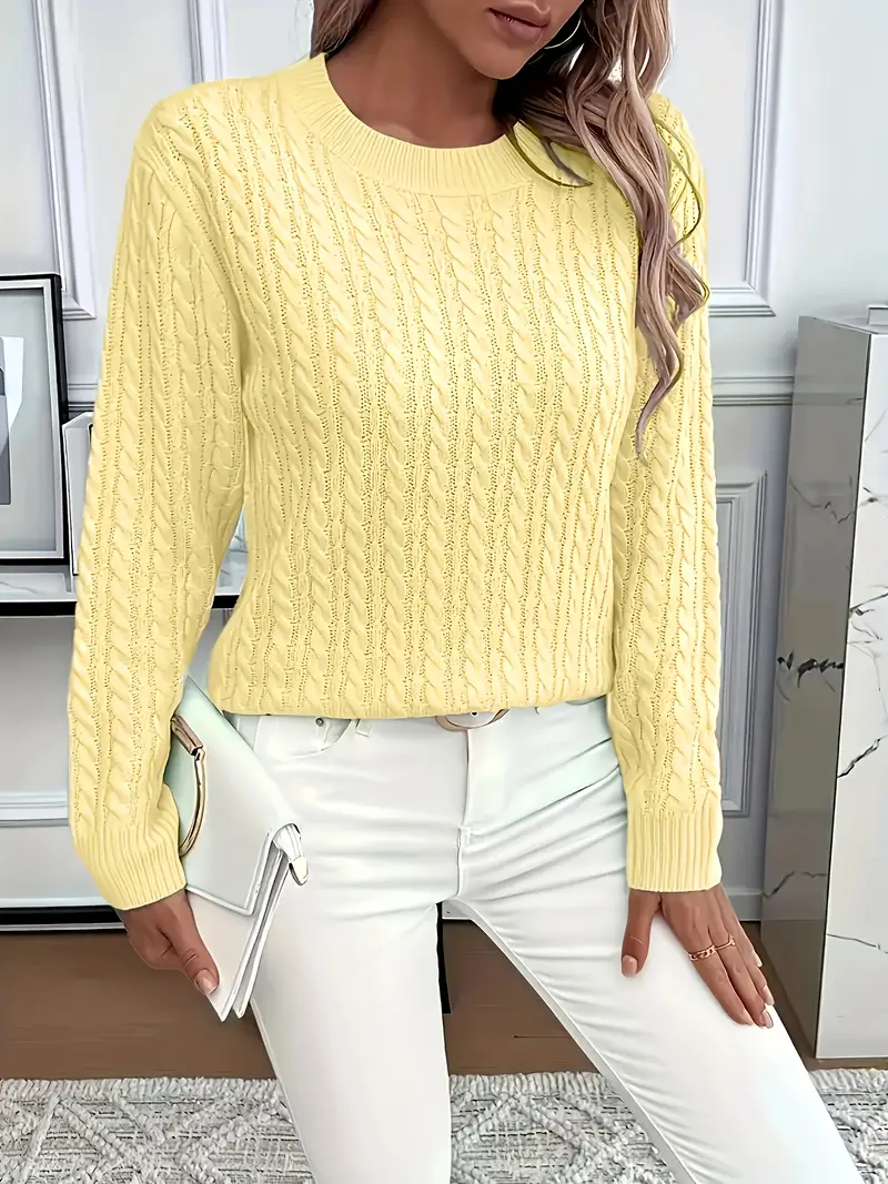 Carmen | Jersey de punto trenzado