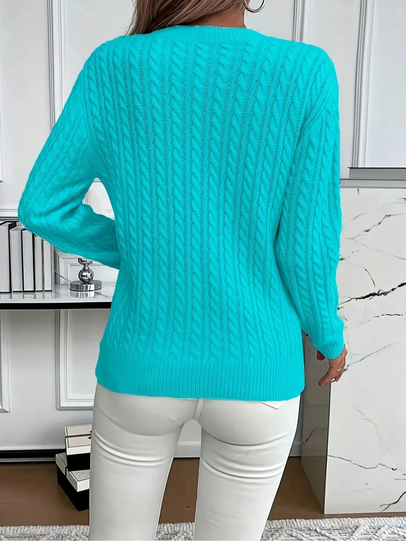 Carmen | Jersey de punto trenzado