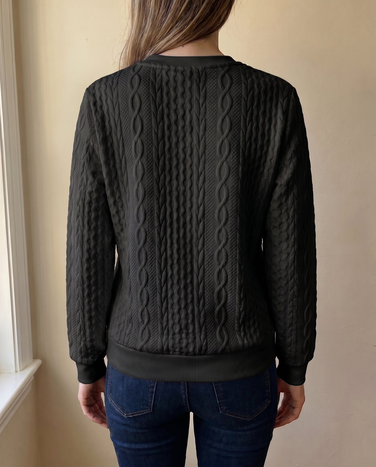 Lucia | Sudadera con cremallera y textura: elegante y cómoda